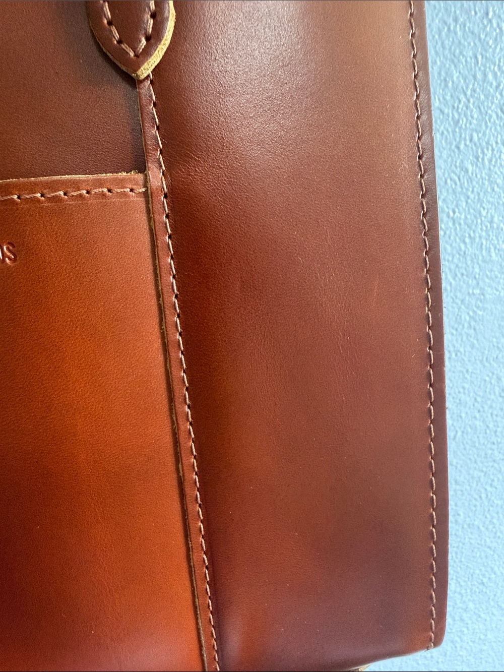 Portland Leather Lola Crossbody Tote- Madrone - Picture 4 of 16